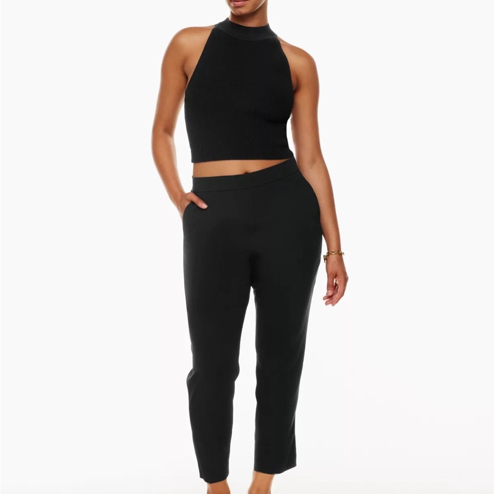 BABATON Conan Crop Black Trouser Office Workwear Contemporary Size 4 Aritzia